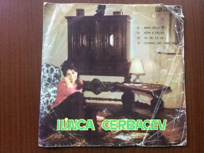 Ilinca Cerbacev amo Solo Te disc vinyl single muzica usoara slagare pop EDC 674 foto