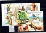 Mozambik - reptilie - 4854/9+bl.496