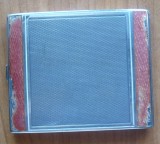 Cumpara ieftin Tabachera din argint, interbelica, email; 143 grame
