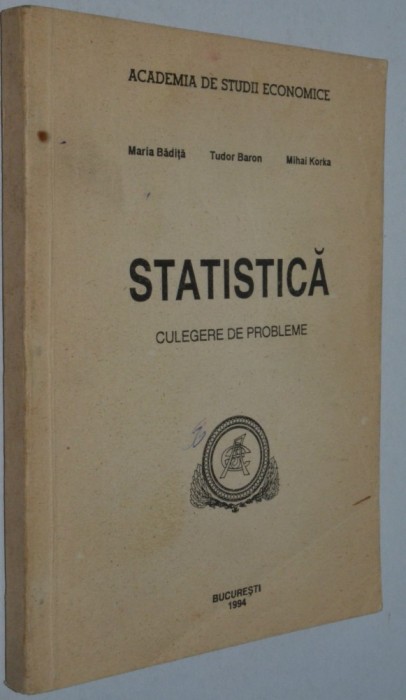 Statistica - Culegere de probleme 1994