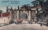 ALBA IULIA , POARTA I a A CETATII CIRCULATA 1917, Printata