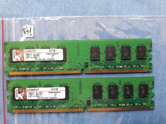 KINGSTON 2x2Gb ddr2 rami PC 1.8V kvr667d2n5 fuctionali (R41,42) foto