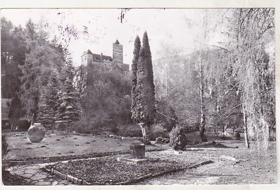 bnk cp Parcul cetatii Bran - Vedere - circulata