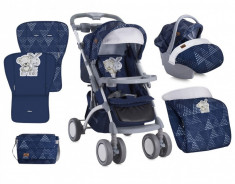 Carucior 3 in 1 Apollo Dark Blue Friends Bertoni foto