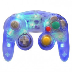 Controller Gamecube Pad Usb Blue Led Retrolink Pc foto