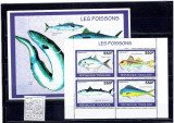 Togo - 3414/7+bl.494 fishes, Africa, Fauna