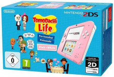 Consola Nintendo 2Ds Console Pink &amp;amp; White &amp;amp; Tomodachi Life foto