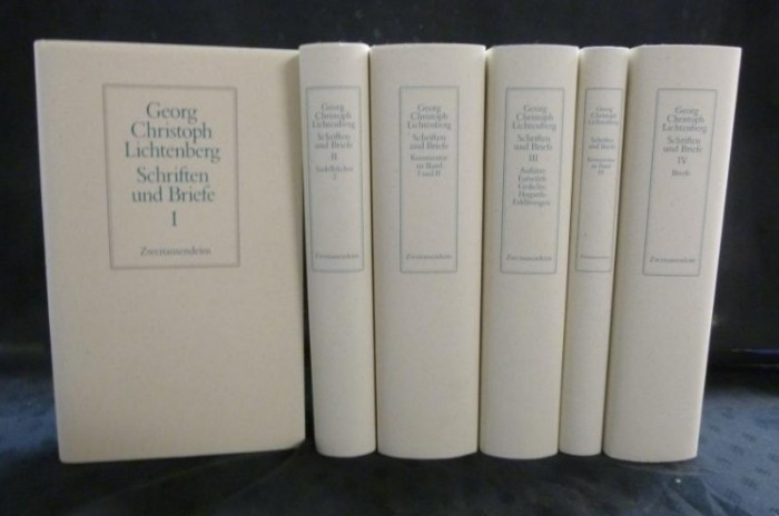 Schriften und Briefe in 6 B&auml;nden. Lizenzausgabe. Lichtenberg, Georg Christoph