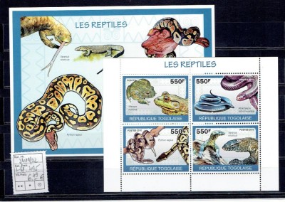 Togo - 3419/22+bl.495 foto