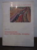 INTRODUZIONE ALLA LETTERATURA ROMENA-IOAN GUTIA( CU DEDICATIE , AUTOGRAF )