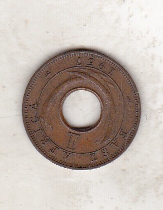 bnk mnd East Africa 1 cent 1957