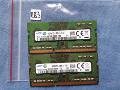 SAMSUNG 2x4Gb PC3L 12800S ddr3 kit Lptop rami perfect fuctional (R83) foto