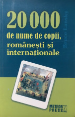 20000 DE NUME DE COPII, ROMANESTI SI INTERNATIONALE foto