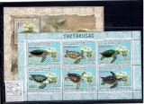 Mozambik - seeturtles - 2977/82+bl.220