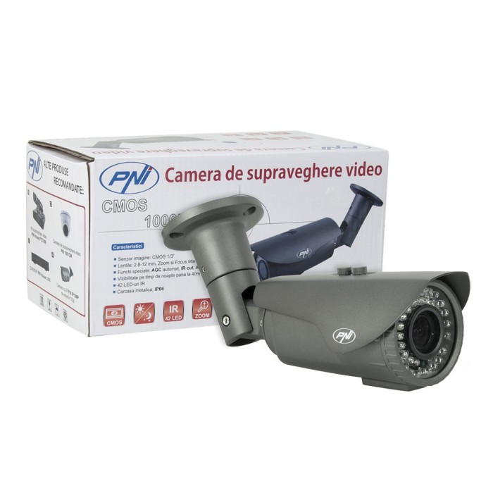 Aproape nou: Camera supraveghere video PNI 1002CM lentila varifocala 2.8 - 12 mm, 1 foto mare Aproape nou: Camera supraveghere video PNI 1002CM lentila varifocala 2.8 - 12 mm, 1 foto mare