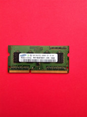 Memorie laptop 1 GB RAM DDR3 Samsung 2Rx8 PC3-8500S-07-10-B1 1066MHz / 1GB DDR3 foto