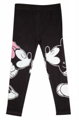 Colanti fetite Minnie Mouse Disney, Negru/Alb/Roz foto