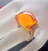 Inel galben-marimea 8 ,18 mm - Placat cu AUR 18K aplicat cu cristale SWAROVSKI