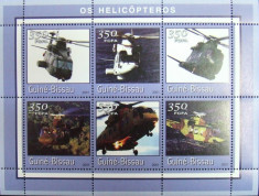 GUINE-BISSAU, HELICOPTERE, 1 M/SH , NEOBLIT, 2001 - G BIS 25 foto