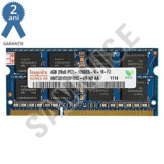 Memorie 4GB Hynix DDR3 1333MHz SODIMM 2RX8 GARANTIE 2 ANI ! foto