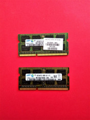 Memorie laptop 4 GB RAM DDR3 Samsung 2Rx8 PC3-10600S-09-11-F3 1333MHz /4GB DDR3 foto