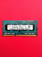 Memorie laptop 2 GB RAM DDR3 Hynix 1Rx8 PC3-10600S-09-11-B1 1333MHz /2GB DDR3 foto