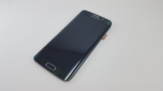 Display Samsung Galaxy S6 Edge Green (Verde) cu Montaj INCLUS si Garantie foto