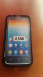 Husa Silicon Lenovo A850 negru + folie sticla, Alt model telefon Lenovo