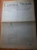 Ziarul lumea noua 16 decembrie 1934-articol scris de c. titel petrescu