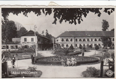 BIHOR BAILE EPISCOPESTI HOTEL DACIA HOTEL TRANSILVANIA CIRCULATA 1938 foto