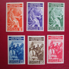 SERIE VATICAN 1935=SERIE=MNH/MH NESTAMPILAT