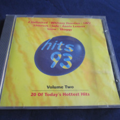 various - Hits 93 vol. two _ cd,compilatie _ Telestar (UK) _ anii '90