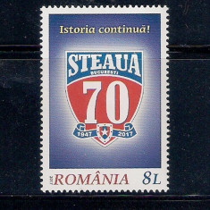 ROMANIA 2017 - 70 ANI STEAUA BUCURESTI - LP 2149