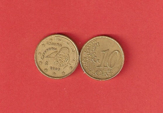 SPANIA 10 EUROCENTI / 2003.