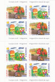 INTEGR. IMIGRANT.,EUROPA CEPT,2006,MINISHEET DE 2 SERII MODEL A + B,MNH ROMANIA., Nestampilat