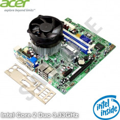 KIT Placa de baza Acer + Intel Core 2 Duo X5260 3.33GHz + Cooler GARANTIE!! foto