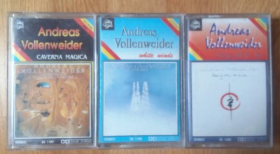 3 casete audio Andreas Vollenweider foto