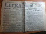 ziarul lumea noua aprilie 1922-asasinarea lui leonte filipescu,partid. socialist