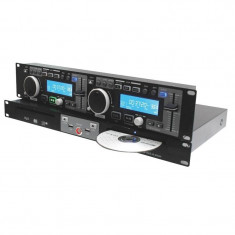 BST CDD5000, usb, mp3, cd player dublu, controler foto