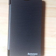 husa tip carte Lenovo S660 + folie sticla