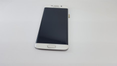 Display Samsung Galaxy S6 Edge White (Alb) cu Montaj INCLUS si Garantie foto