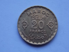 20 Francs 1952 MAROC foto