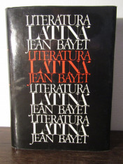 LITERATURA LATINA-JEAN BAYET foto