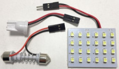 Arie De 24 LED-Uri,12V/160mA, Cu Conector, 2 Pini, Tata - Lumina Alb/Rece/53909 foto