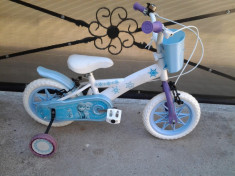 Frozen Blue Bascket bicicleta copii 12&amp;quot; (2-5 ani) foto