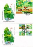 MOLDOVA 1996, FDC, Fauna - Pasari, Europa