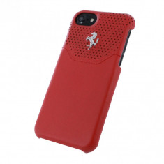 Husa de piele Ferrari Lusso Apple iPhone 7 Red foto