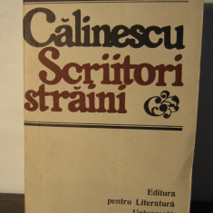 SCRIITORI STRAINI -GEORGE CALINESCU