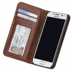 Husa de piele Case-Mate Wallet Folio pentru Samsung Galaxy S6, Brown foto