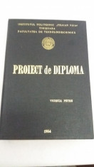 PROIECT DE DIPLOMA* TEHNOLOGIA DE FABRICA?IE A 3-CLOR-ANILINEI/1984 foto